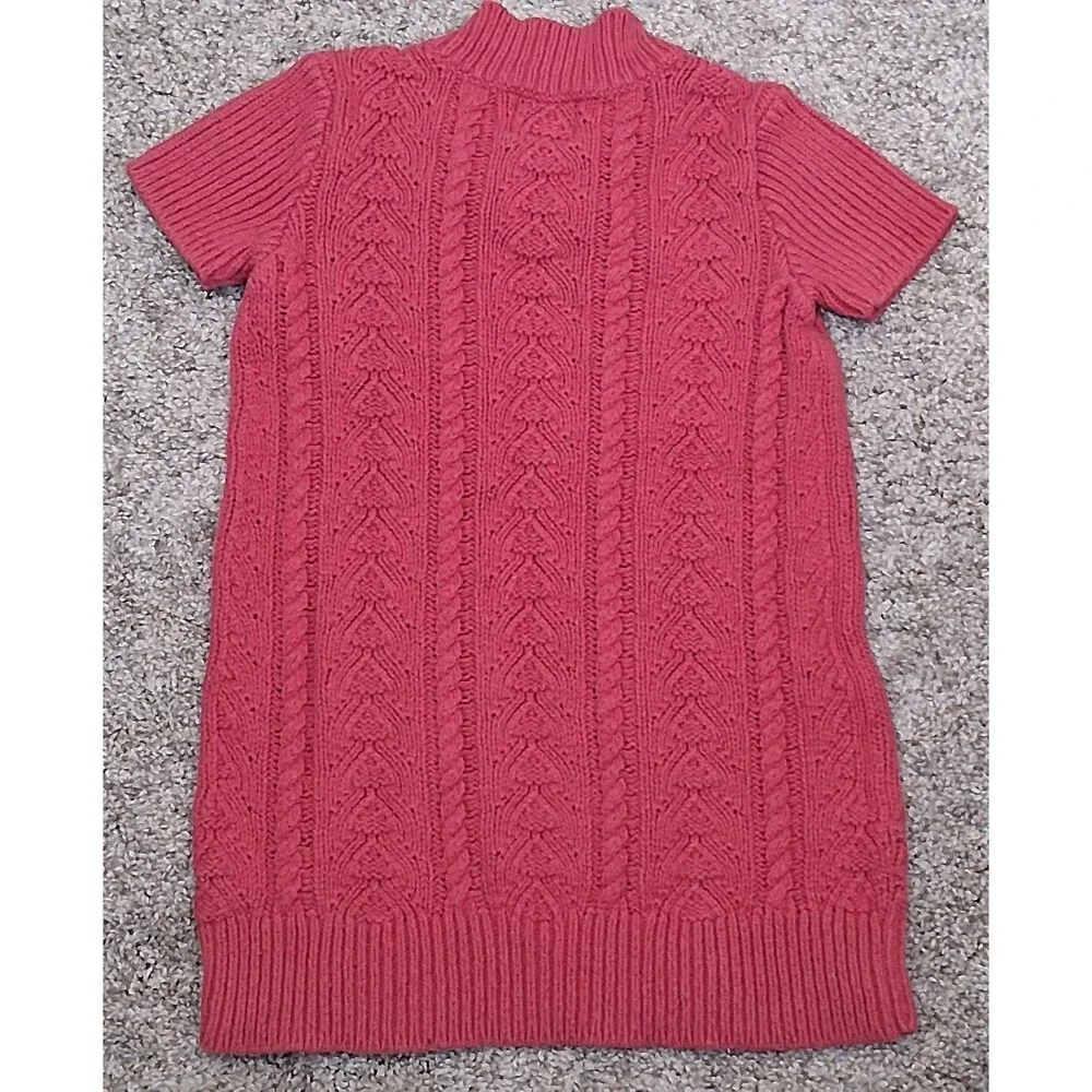 Old Navy Pink Cable Knit Sweater Dress Toddler Size 3T
